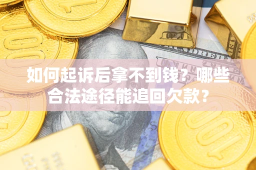 武汉如何起诉后拿不到钱？哪些合法途径能追回欠款？
