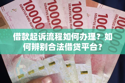武汉借款起诉流程如何办理？如何辨别合法借贷平台？