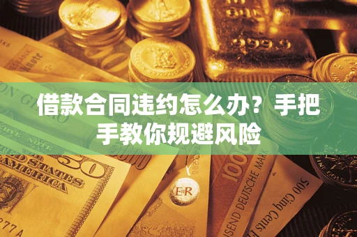 武汉借款合同违约怎么办？手把手教你规避风险