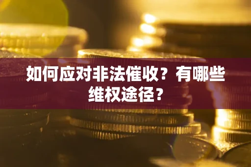 武汉如何应对非法催收？有哪些维权途径？
