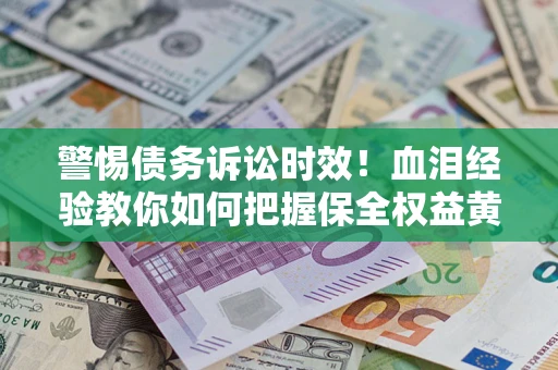 武汉警惕债务诉讼时效！血泪经验教你如何把握保全权益黄金期