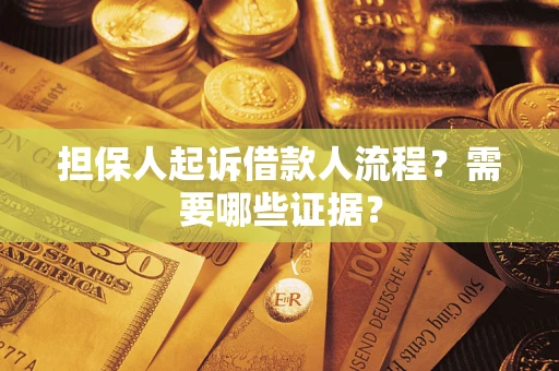 武汉担保人起诉借款人流程？需要哪些证据？