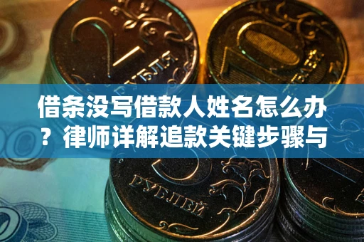 武汉借条没写借款人姓名怎么办？律师详解追款关键步骤与证据链构建