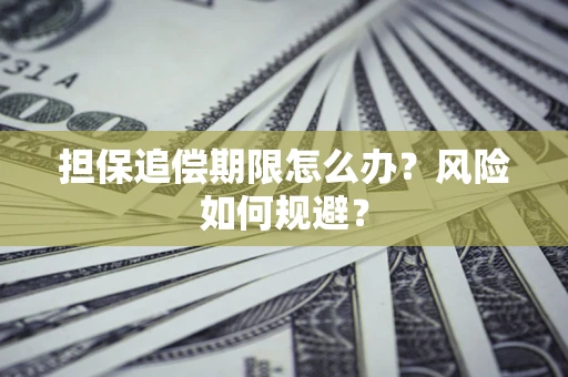 武汉担保追偿期限怎么办？风险如何规避？