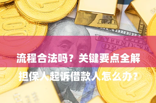 武汉

担保人起诉借款人怎么办？流程合法吗？关键要点全解析