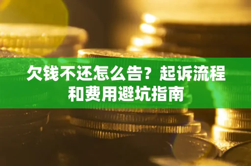 武汉欠钱不还怎么告?起诉流程和费用避坑指南 武汉欠钱不还怎么告?起诉流程和费用避坑指南