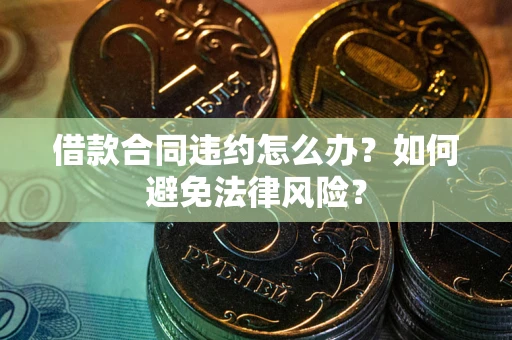 武汉借款合同违约怎么办？如何避免法律风险？