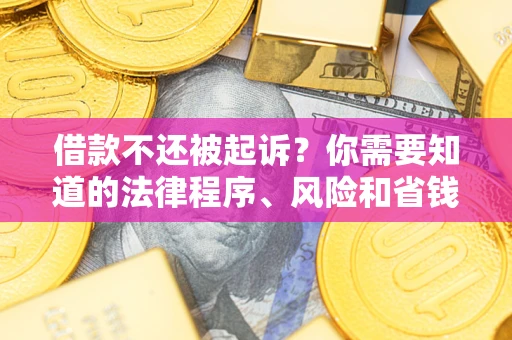 武汉借款不还被起诉？你需要知道的法律程序、风险和省钱技巧
