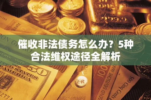 武汉催收非法债务怎么办？5种合法维权途径全解析