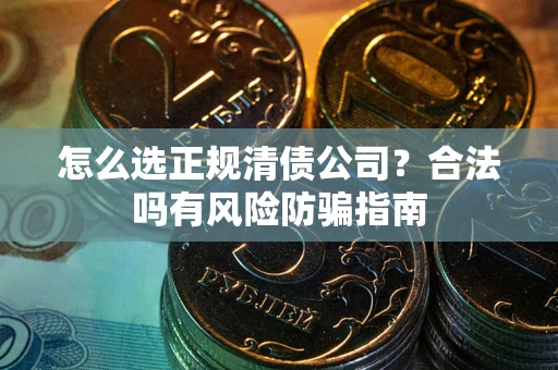 武汉怎么选正规清债公司？合法吗有风险防骗指南