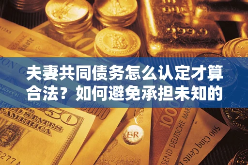 武汉夫妻共同债务怎么认定才算合法？如何避免承担未知的债务风险？