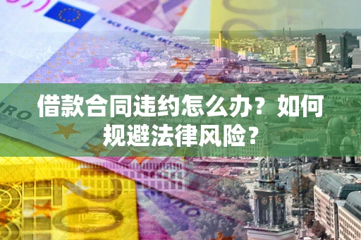 武汉借款合同违约怎么办？如何规避法律风险？